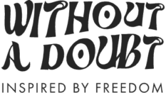 Official logo of Without A Doubt - Slogan “Inspired by Freedom”.